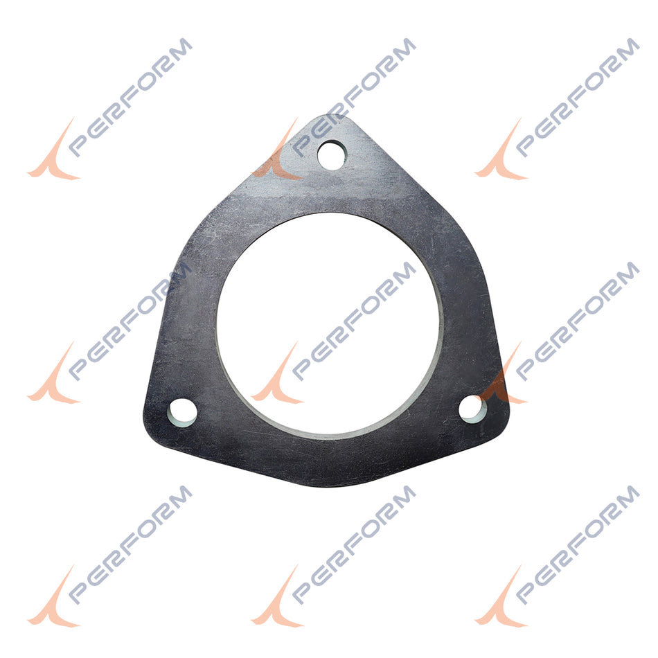 Universal  ID 89mm 3 Bolts Flange for Round Tube